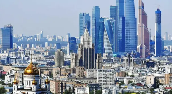 نمایی از شهر زیبای مسکو نمایی از شهر زیبای مسکو