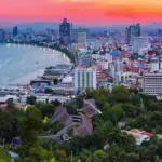 نمای شهر زیبای پاتایا